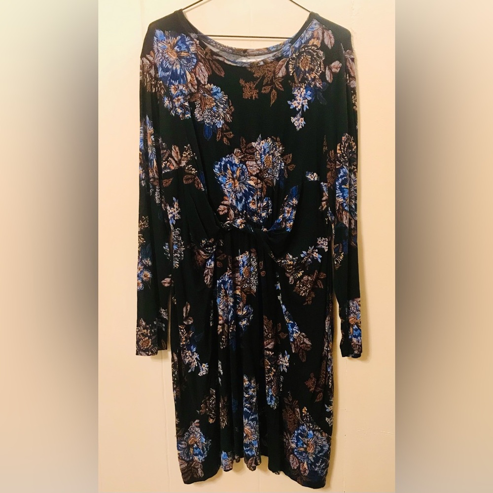 24/7 Maurices Floral Long Sleeve Dress